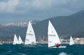 Europa Cup - Wout de Visser (NED) chases Giovanni Mibelli (ITA) in Scarlino, Italy