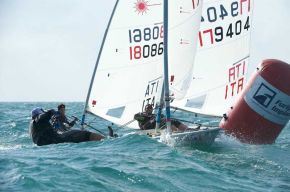 Europa Cup - Italians Gaspari Silvestri and Federico de Michele in Scarlino, Italy