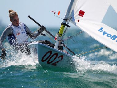 Marit Bouwmeester - winner of Laser Radials, ISAF Worlds 2011