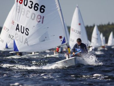 Laser Radial Great Grand Master sailor